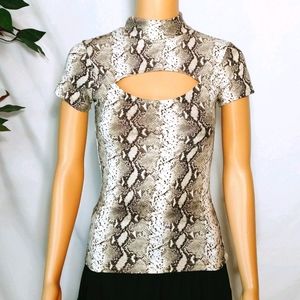 Rue 21 Snakeskin Top